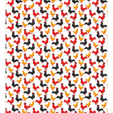 Farm Animal Bird Pattern Duvet Cover Set