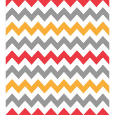 Abstract Retro Chevron Duvet Cover Set