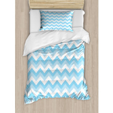 Sealife Aqua Zig Zag Duvet Cover Set