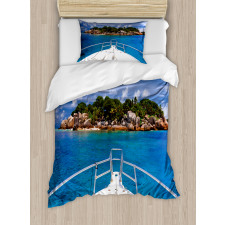 Boat Exotic Journey Tropic Duvet Cover Set