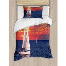 Calm Evening Sailing Duvet Cover Set