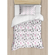 Makeup Supplies Duvet Cover Set