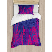 Exotic Jungle Leaf Duvet Cover Set