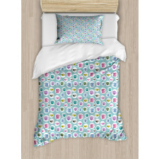 Various Cups and Mugs Duvet Cover Set