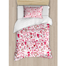 Valentine Hearts Arrow Duvet Cover Set