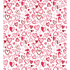 Valentine Hearts Arrow Duvet Cover Set