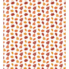 Fall Leaf Sketches Duvet Cover Set