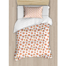 Various Leaf Pattern Duvet Cover Set