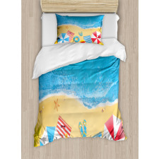 Summer Fun Bay Aerial Duvet Cover Set