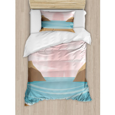 Bay and Pastel Sky Duvet Cover Set