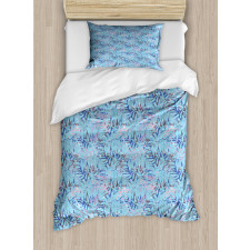 Splashes on Leaves Duvet Cover Set