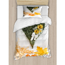 Dried Botany Heart Duvet Cover Set