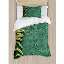 Agriculture Art Wheat Duvet Cover Set