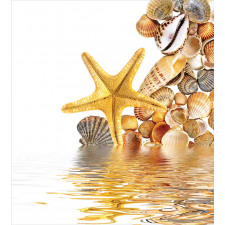 Sea Shells and Starfish Duvet Cover Set