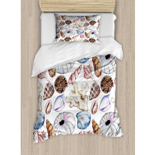 Seashell Coral Reef Duvet Cover Set