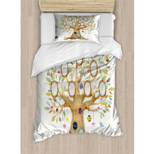 Forest Home Family Tree Duvet Cover Set