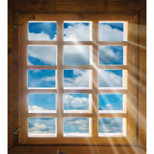 Window with Sunbeams Duvet Cover Set
