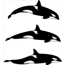 Orca Killer Whales Duvet Cover Set