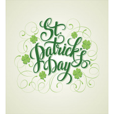 St Patrick's Day Swirls Art Duvet Cover Set