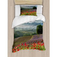 Lavender Farm Morning Duvet Cover Set