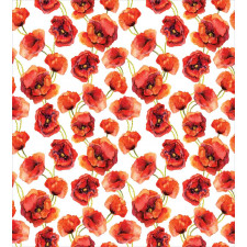 Poppies Garden Floral Duvet Cover Set