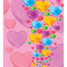 Love Romantic Hearts Duvet Cover Set
