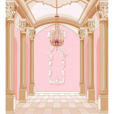 Chandelier Ceiling Castle Duvet Cover Set