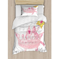 Crown and Magic Wand Duvet Cover Set