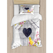 Heart Floral Nest Duvet Cover Set