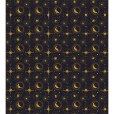 Crescent in Mystical Night Duvet Cover Set