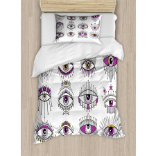 Evil Seeing Eye Sign Duvet Cover Set