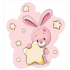 Rabbit Bunny with a Star Duvet Cover Set