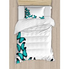 Sunny Butterflies Morphs Duvet Cover Set