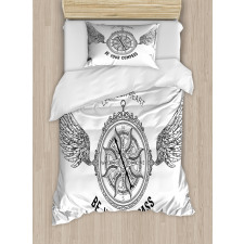 Antique Compass Duvet Cover Set