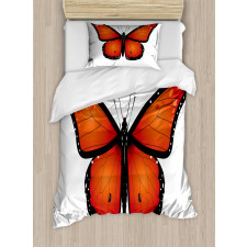 Big Monarch Breed Moth Duvet Cover Set