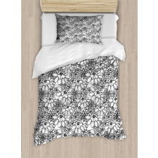 Monotone Graphical Duvet Cover Set