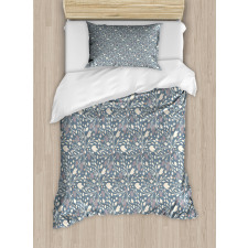 Muted Tones Botany Duvet Cover Set