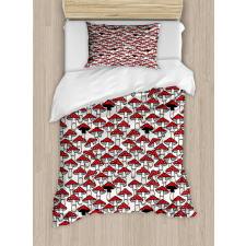 Toadstool Mushroom Duvet Cover Set