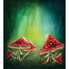 Mysterious Mushrooms Duvet Cover Set