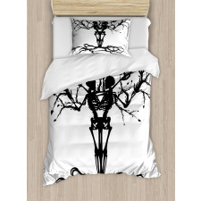 Bone Tree Gothic Duvet Cover Set