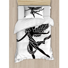 Woman with Wings Duvet Cover Set