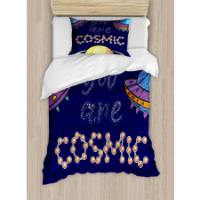 You are Cosmic Galactic Duvet Cover Set