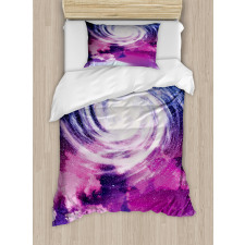 Cosmic Swirling Pattern Duvet Cover Set