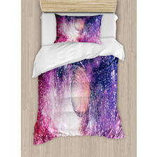 Vivid Galactic Art Duvet Cover Set