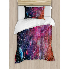 Abstract Jumble Space Duvet Cover Set