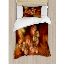 Fractal Spiral Duvet Cover Set