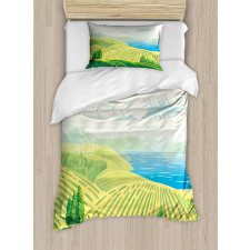 Idyllic Beauty Graphic Duvet Cover Set