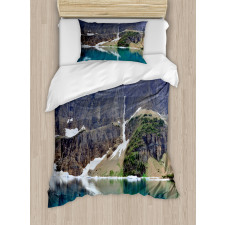 Lake in Glacier National Duvet Cover Set