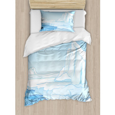 Cartoon Style Winter Theme Duvet Cover Set