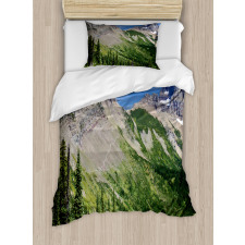 High Mountains and Forest Duvet Cover Set